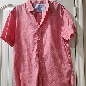 Men's Pink Short Sleeve Shirt
